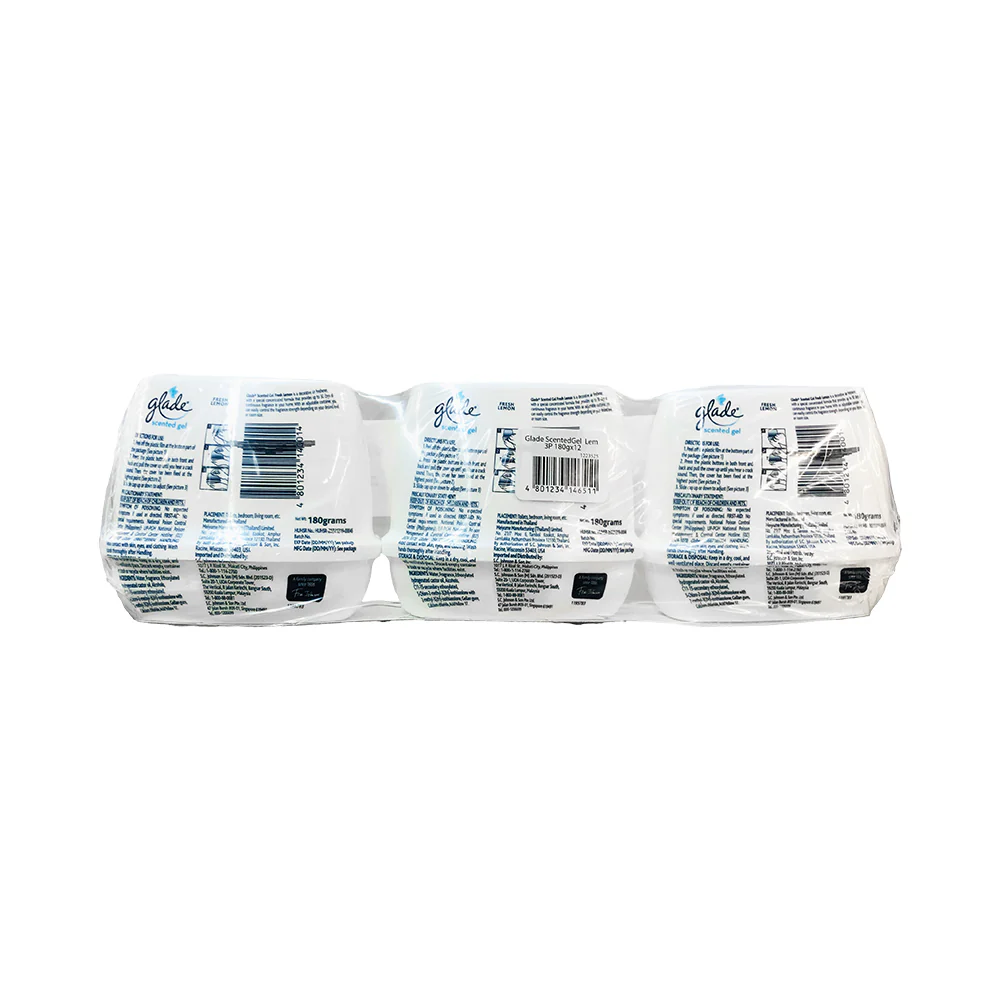 Glade Scented Gel Lemon 180g x 3's - Image 2