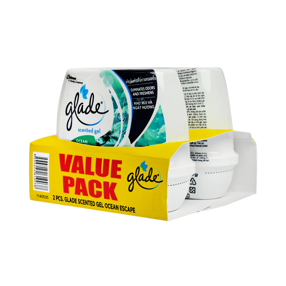 Glade Scented Gel Ocean Escape 180g x 2's - Image 2
