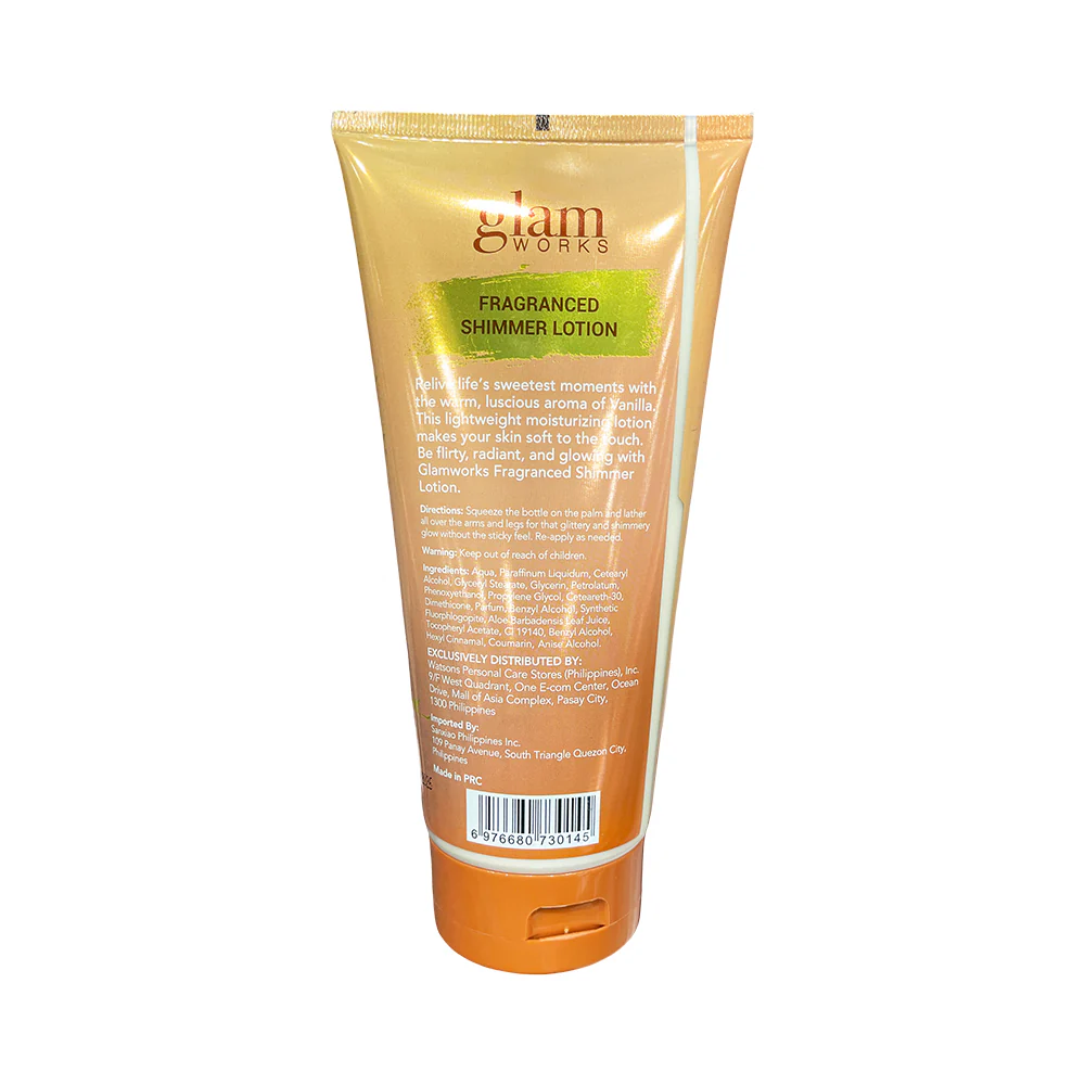 Glam Works Vanilla Crush Fragrances Shimmer Lotion 350ml - Image 3