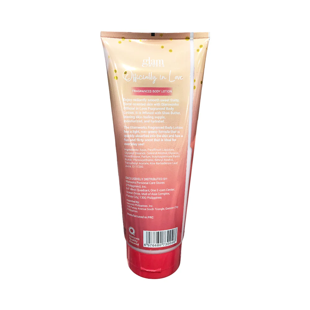 Glamworks Officially In Love Fragrance Body Lotion 400ml - Image 3