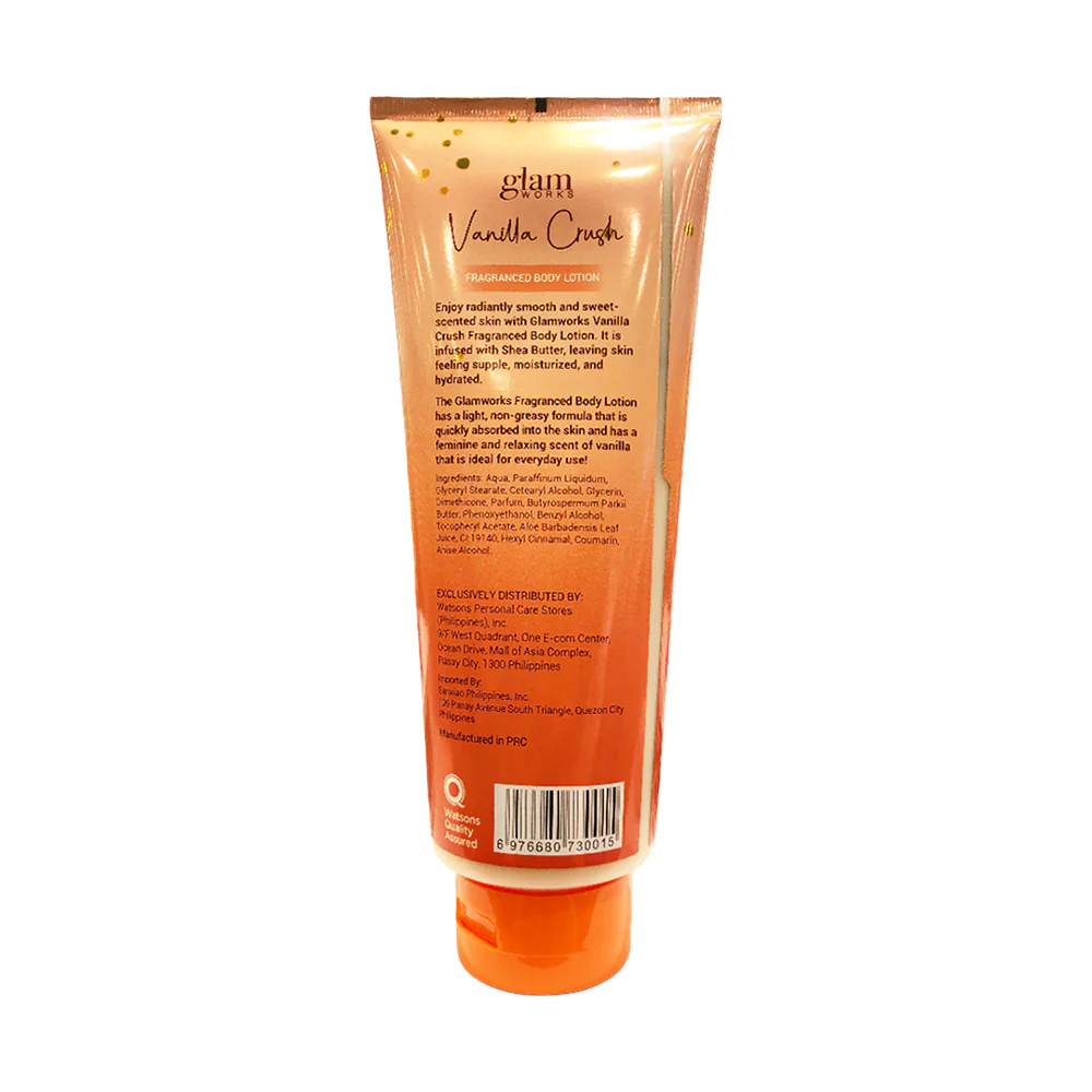 Glamworks Vanilla Crush Fragrance Body Lotion 400ml - Image 3