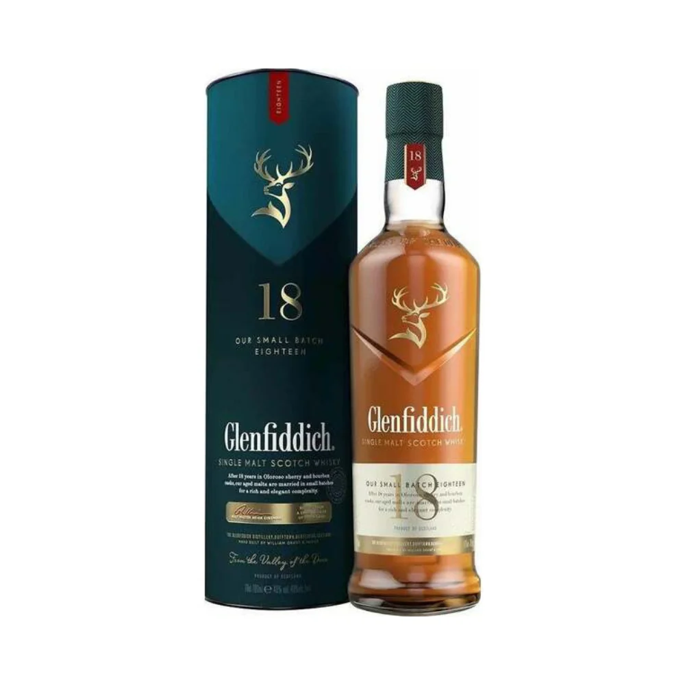Glenfiddich 18 Years Old Single Malt Scotch Whisky 700ml - Image 2