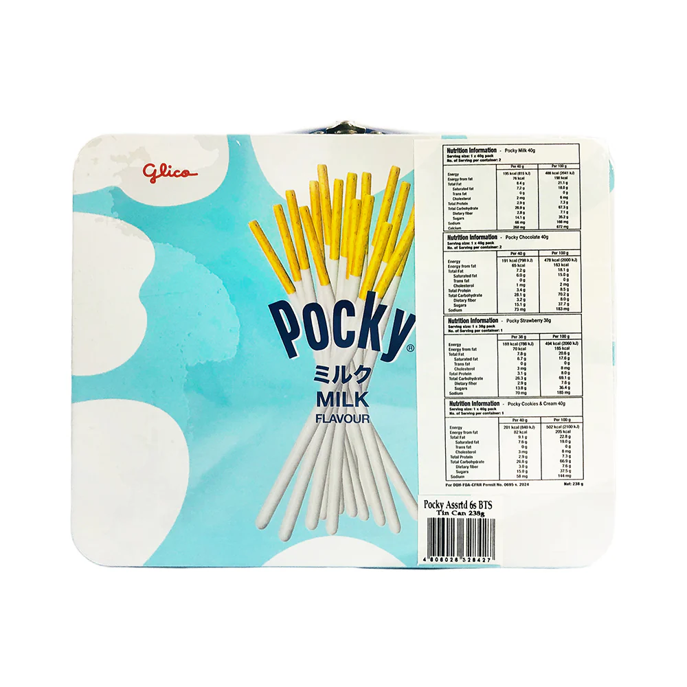 Glico Pocky Biscuit Stick Assorted Flavors 6's + Lunch Box - Image 4