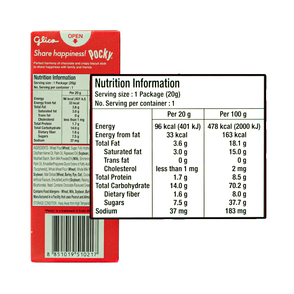 Glico Pocky Biscuit Stick Chocolate 20g - Image 2