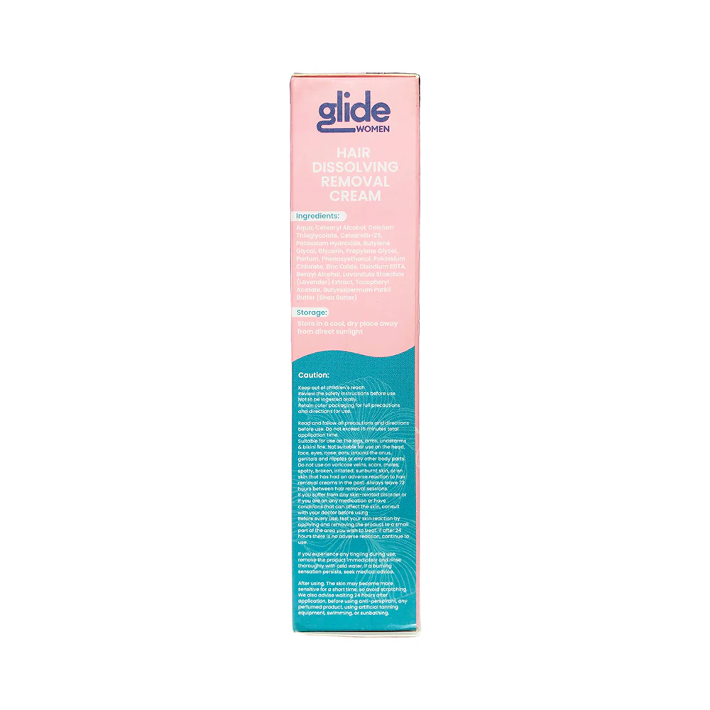 Glide Women Hair Dissolving Removal Cream Shea Butter - Image 4