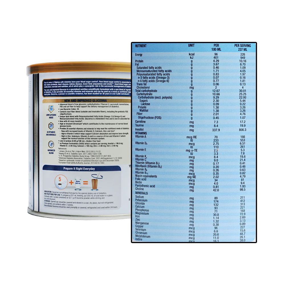 Glucerna SR Powder Chocolate 400g - Image 2