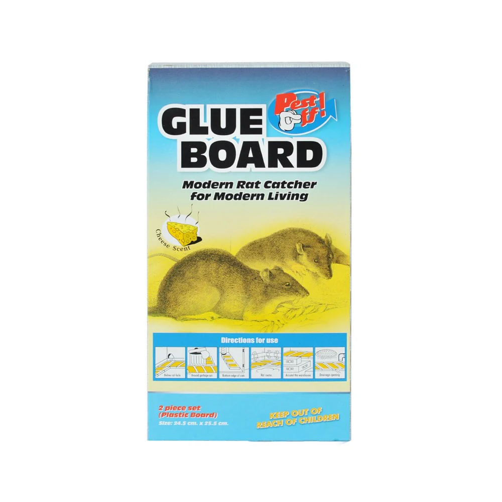 Glue Board Rat Catcher Plastic With Attractant Pest 2's