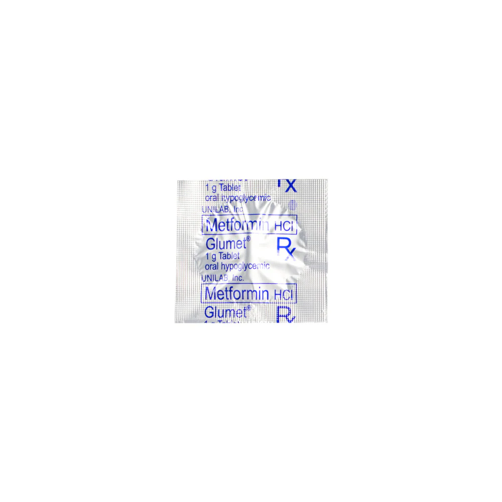 Glumet Metformin Hydrochloride 1g Tablet By 1's - Image 2