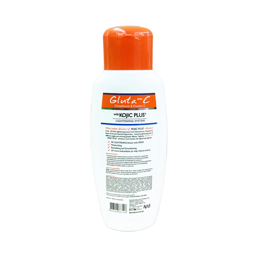 Gluta-C with Kojic Plus+ Lotion + SPF 30 150ml - Image 2