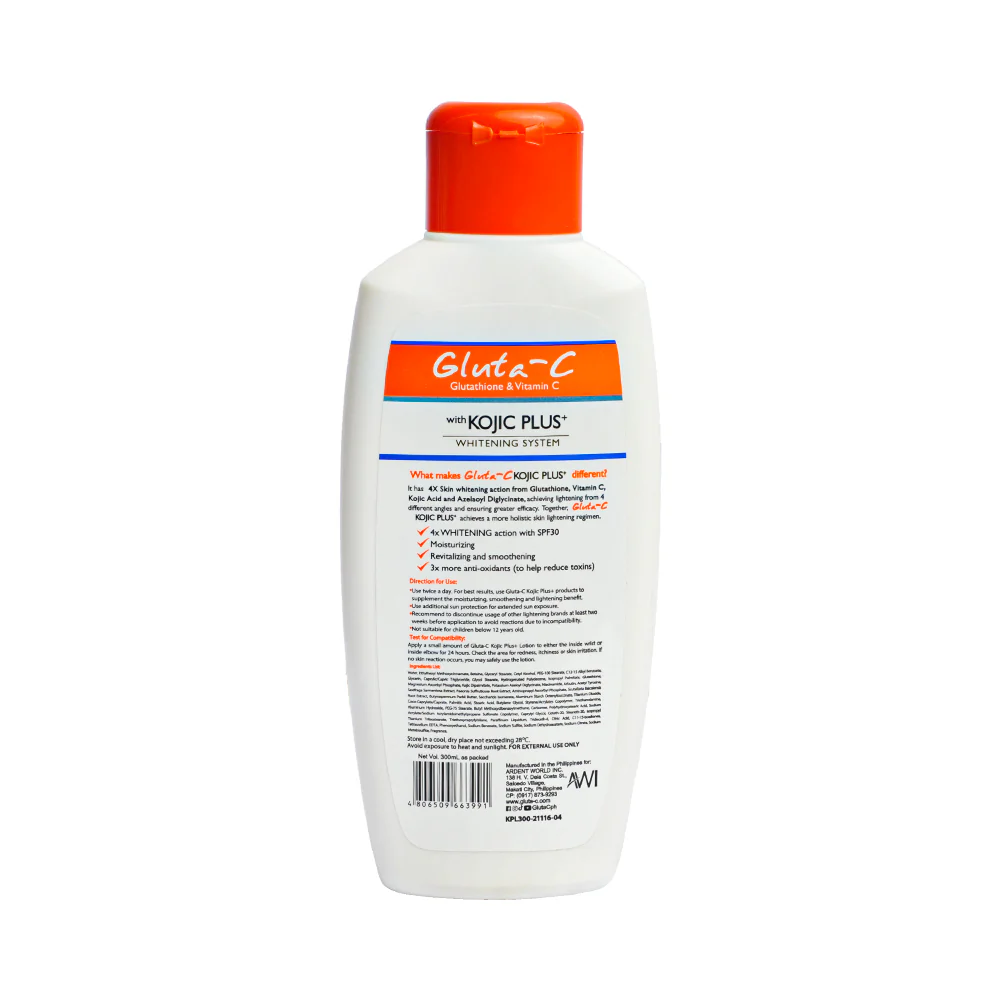 Gluta-C with Kojic Plus Whitening Body Lotion 300ml - Image 2