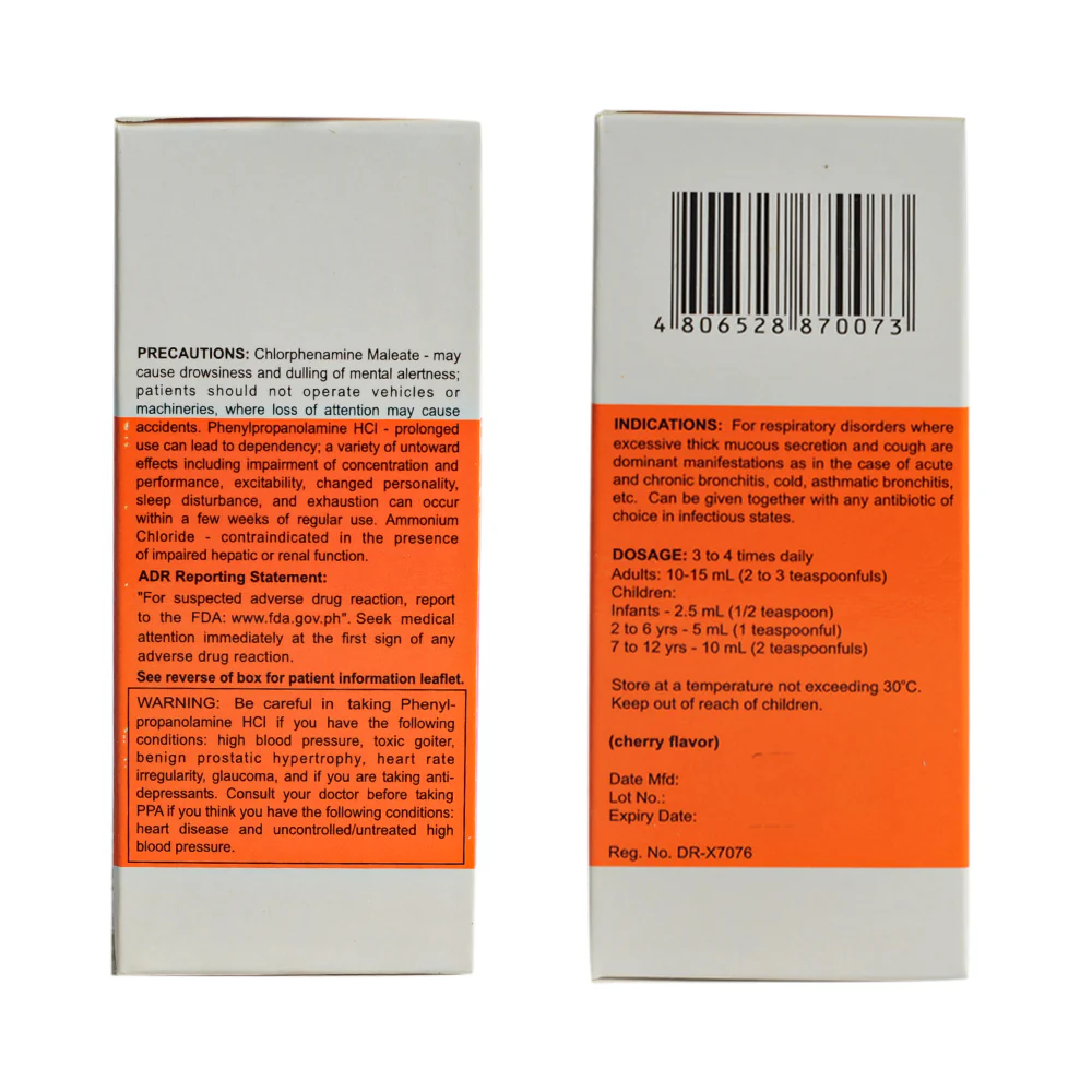 Glychlor Syrup 60ml - Image 2