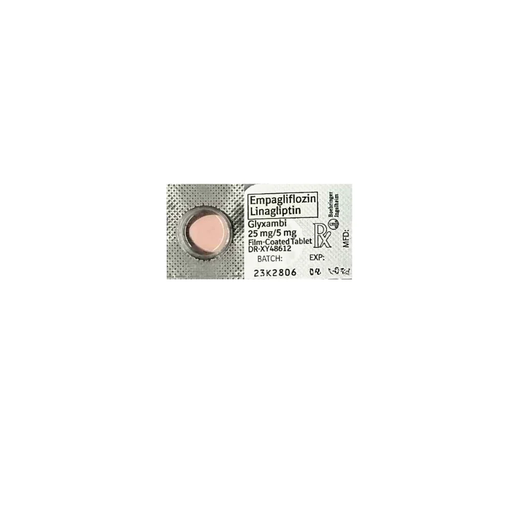 Glyxambi Empagliflozin Linagliptin 25mg/5mg Fc Tablet 1's - Image 2