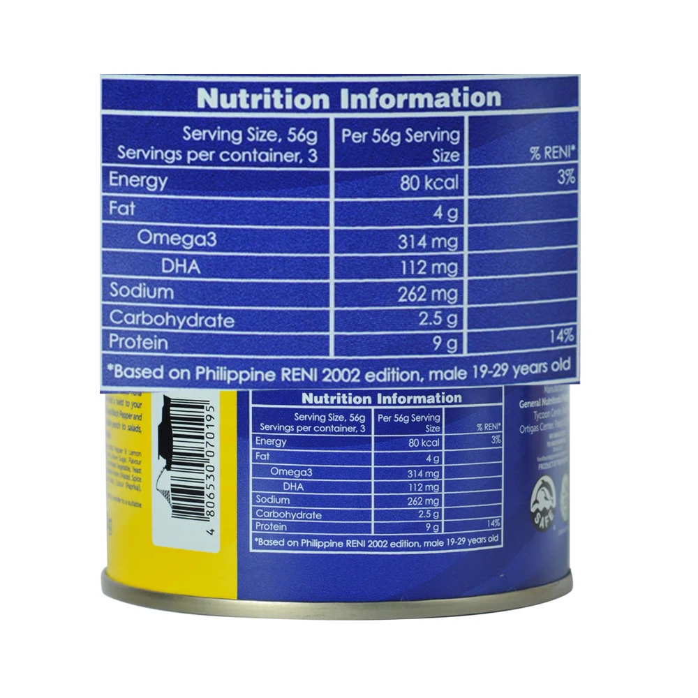 Gold Seas Tuna Chunks In Lemon And Pepper 185g - Image 3