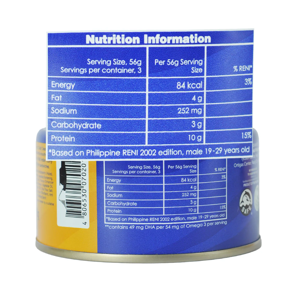 Gold Seas Tuna Chunks In Mild Indian Curry 185g - Image 2