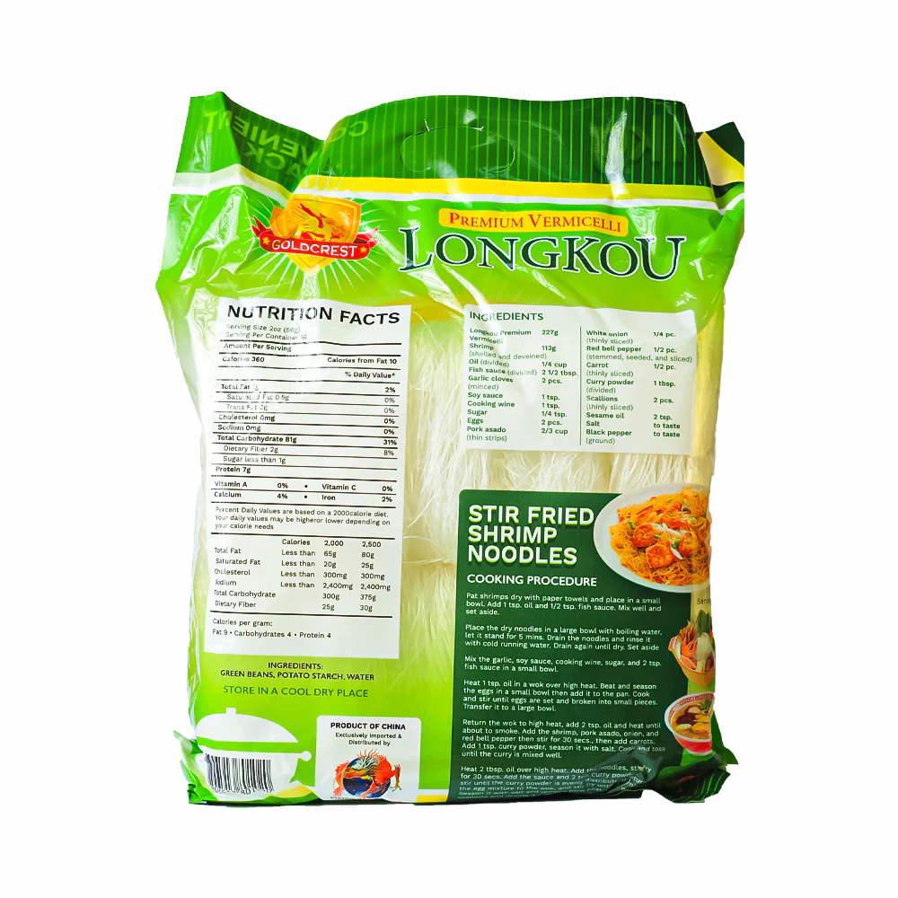 Goldcrest Longkou Premium Vermicelli 1kg - Image 2