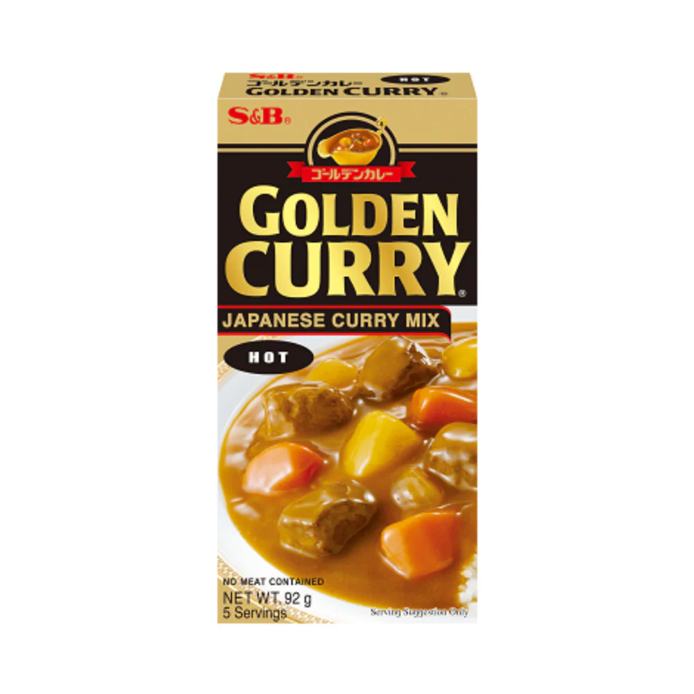 Golden Curry Japanese Curry Mix Hot 92g - Image 2