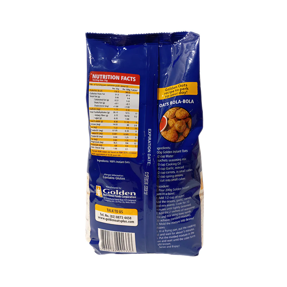 Golden Oats Instant Oatmeal 800g - Image 2