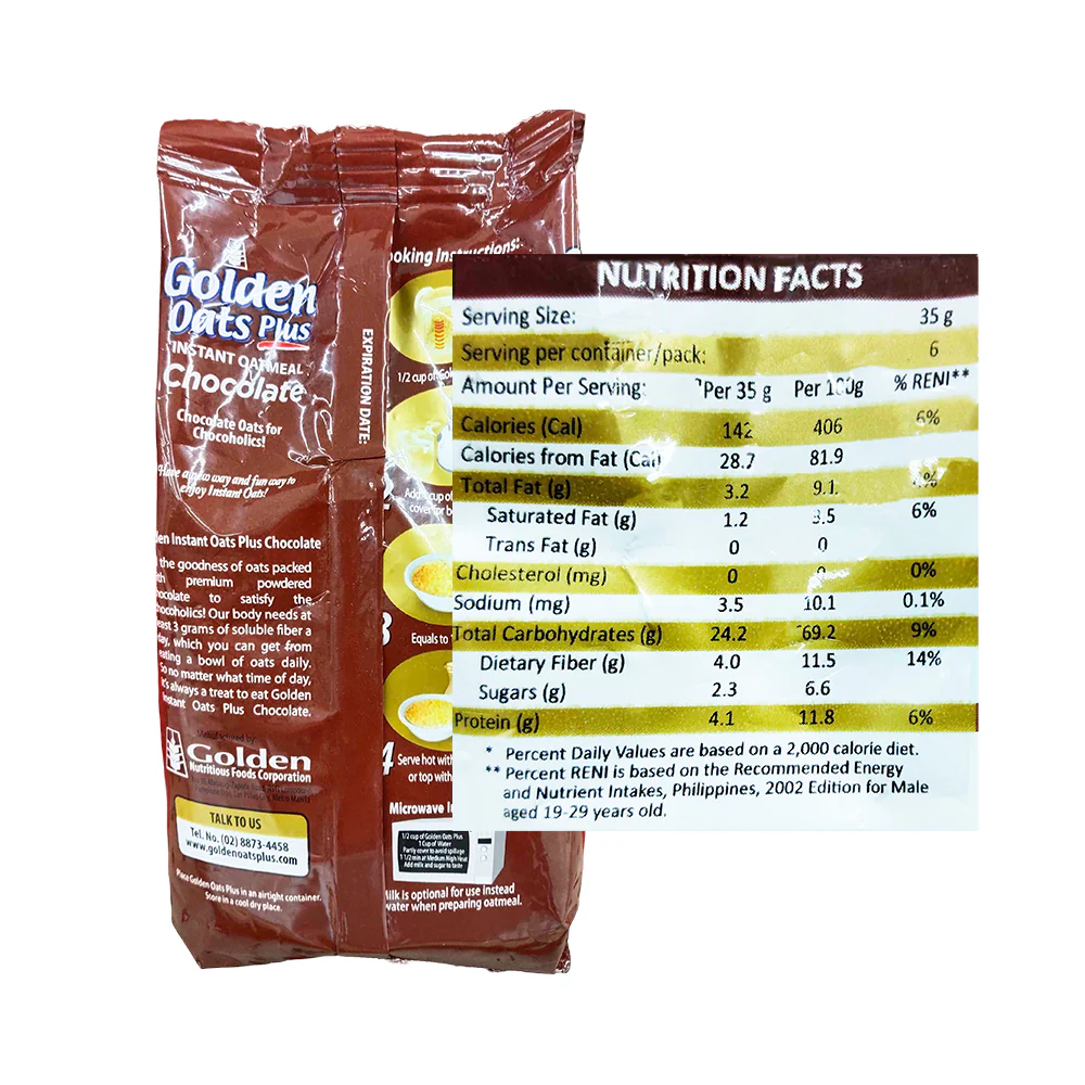 Golden Oats Plus Chocolate 200g - Image 2