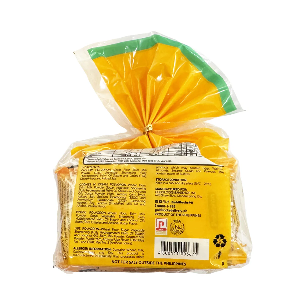 Goldilocks Assorted Polvoron 12's - Image 3