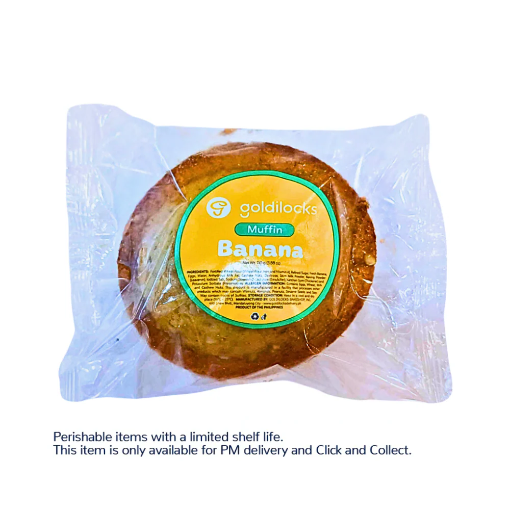 Goldilocks Banana Muffin Single 110g - Image 2