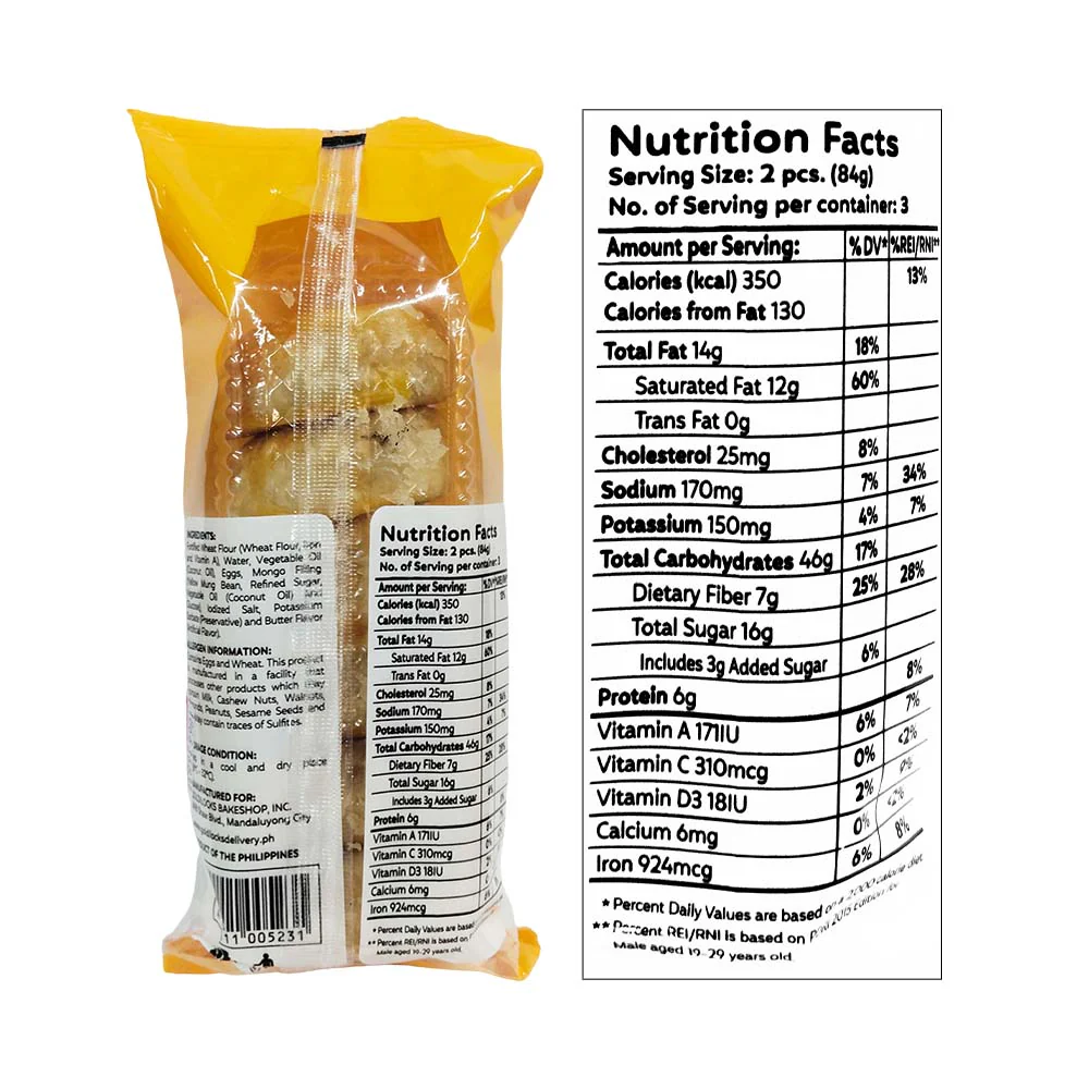 Goldilocks Mongo Hopia 252g - Image 3