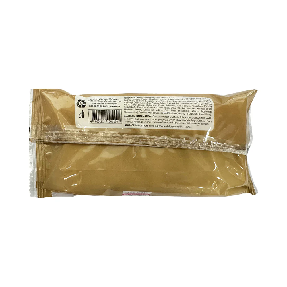 Goldilocks Pizza Bread Cheeseburger 75g - Image 3