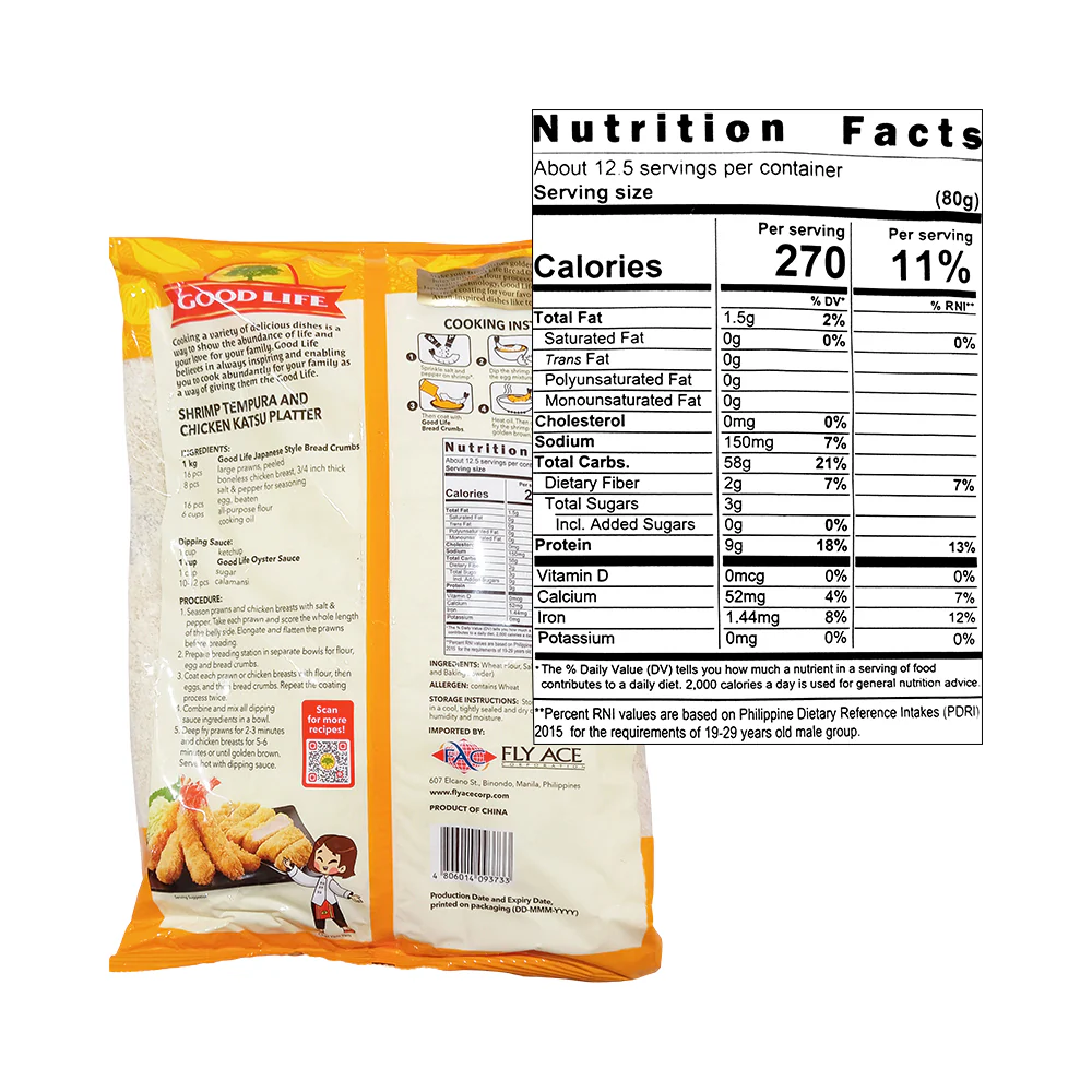 Good Life Bread Crumbs 1kg - Image 2