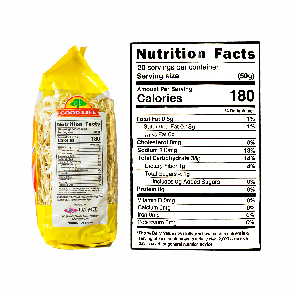 Good Life Instant Egg Noodles Pancit Canton 1kg - Image 3