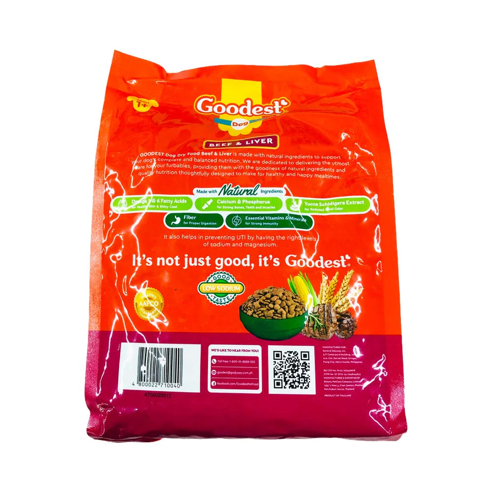 Goodest Adult Dog Food Beef & Liver 1.5kg - Image 2