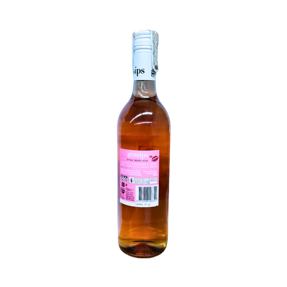 Gossips Pink Moscato Sweet Lips Red Wine 750ml - Image 3
