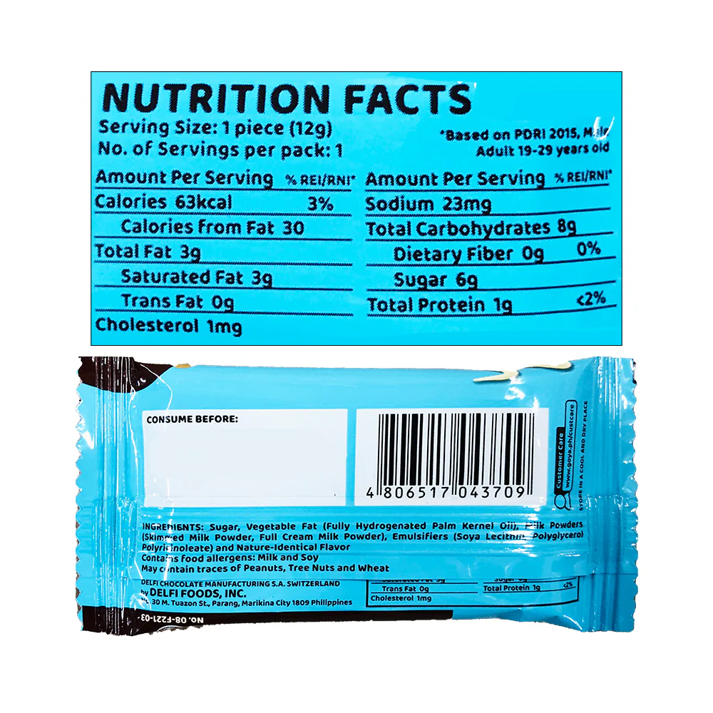 Goya Bar Cream White Chocolate 12g - Image 2