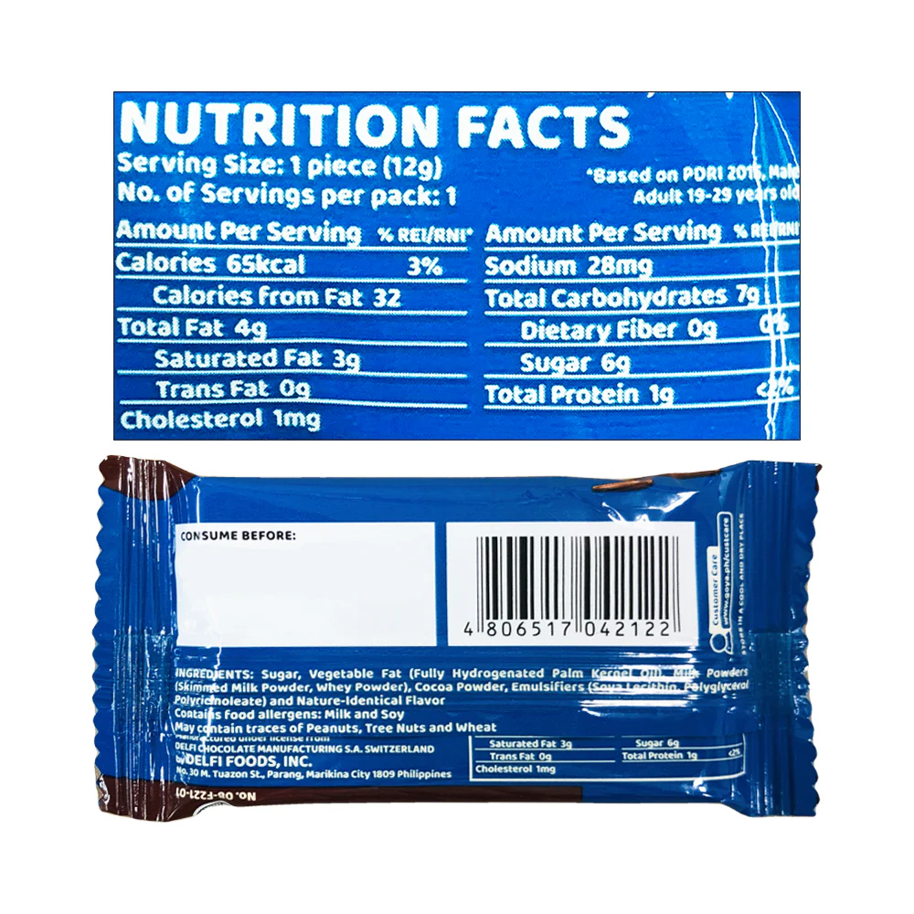 Goya Bar Milk Chocolate 12g - Image 2