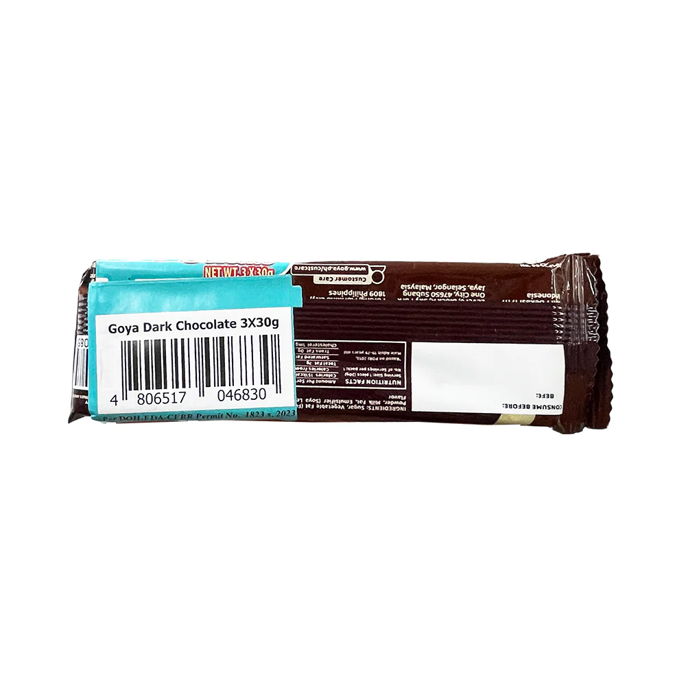 Goya Bar Milk Chocolate Dark Chocolate 30g 2's + 1 - Image 2