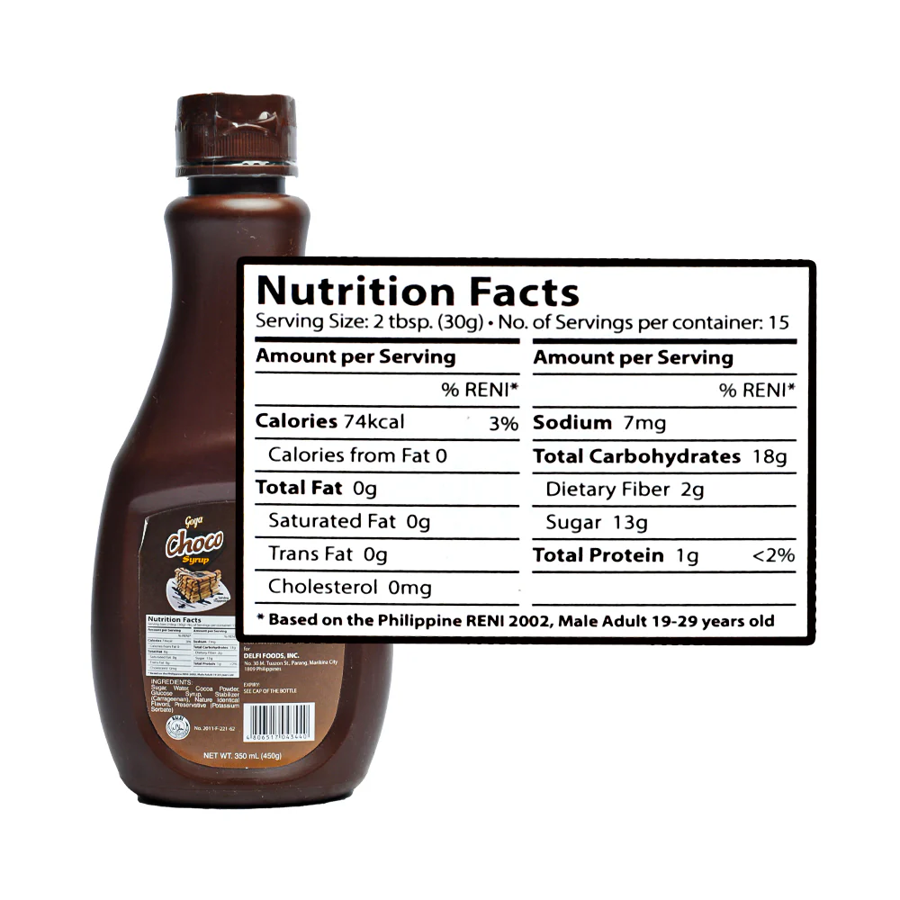 Goya Choco Syrup 350ml - Image 2