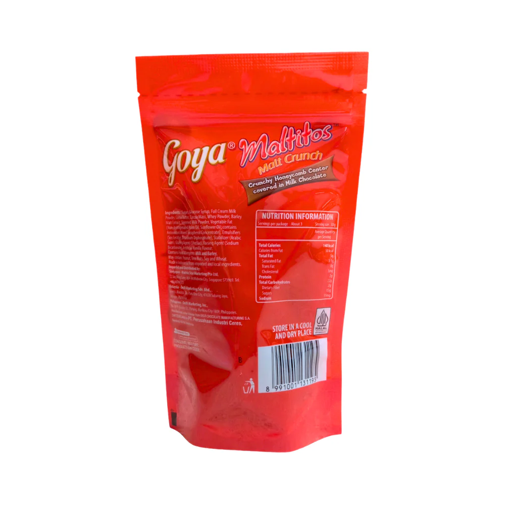 Goya Maltitos Malt Crunch Milk Chocolate 100g - Image 2