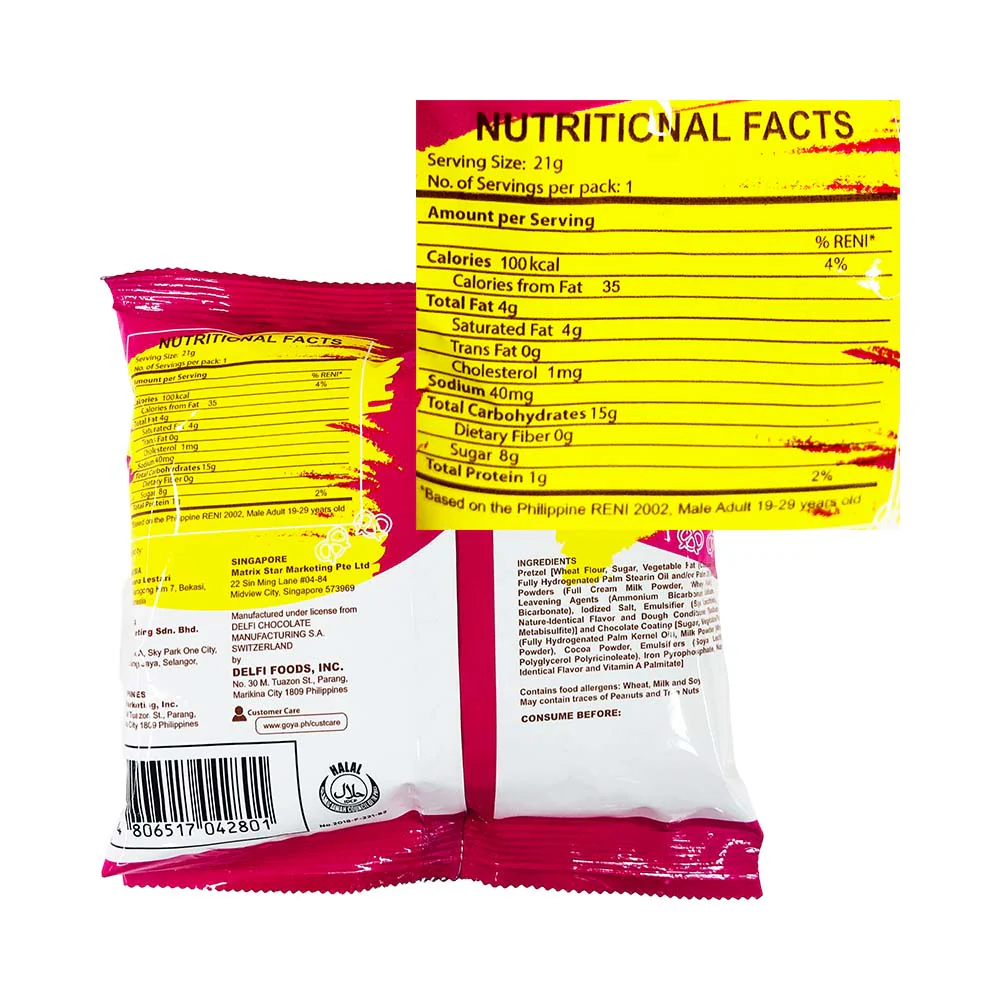 Goya Pretzels Twists Milk Chocolate 21g - Image 2