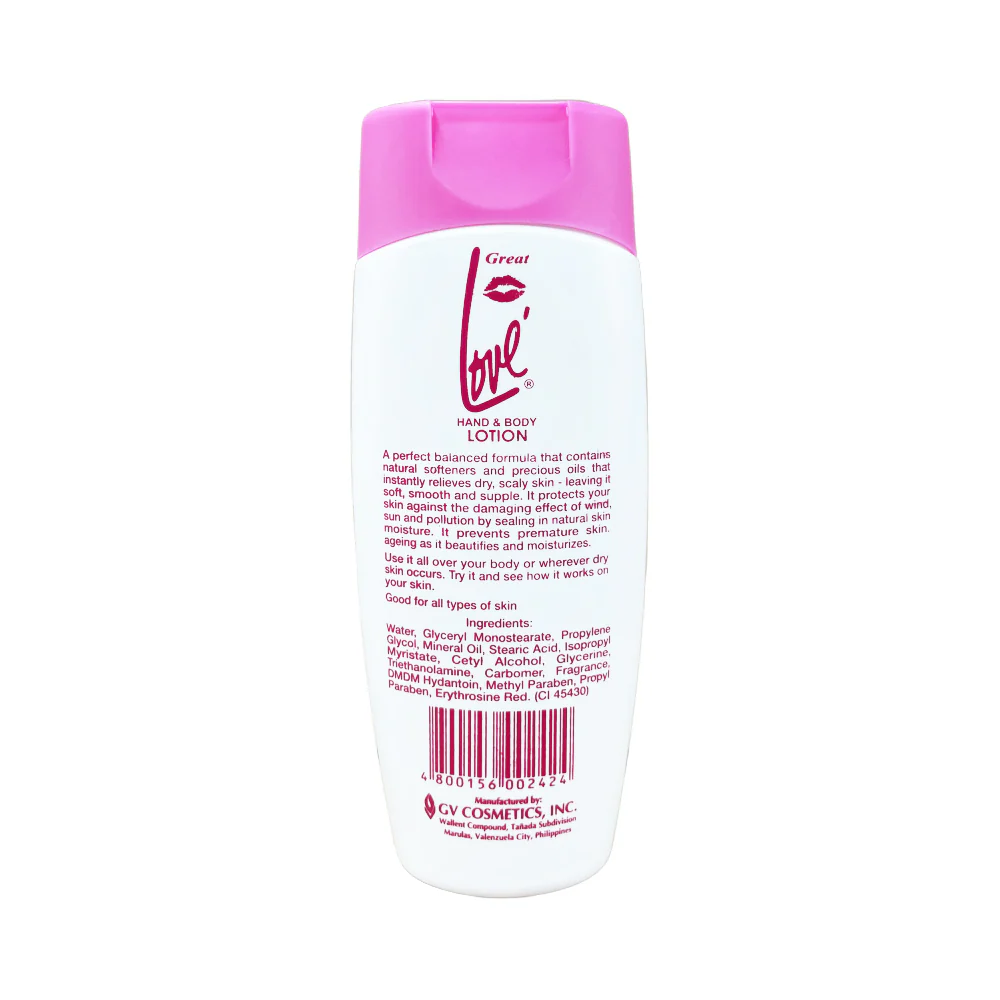 Great Love Hand And Body Lotion Pink 250ml - Image 2