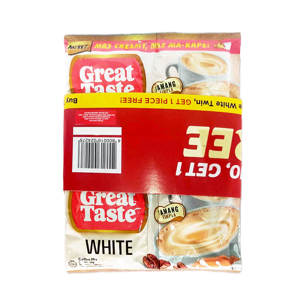 Great Taste 3in1 White Twin Pack 50g 10's + 1 - Image 2