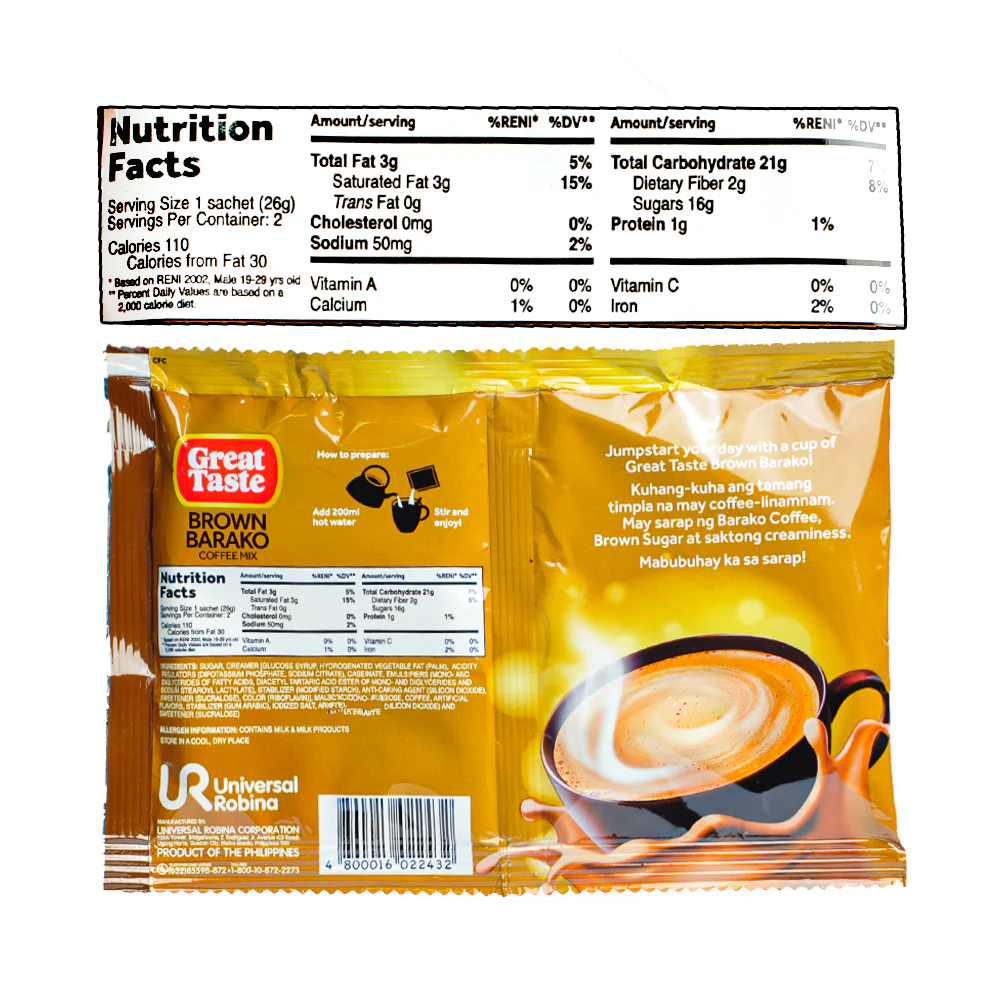 Great Taste Brown Barako Twin Pack 52g - Image 2