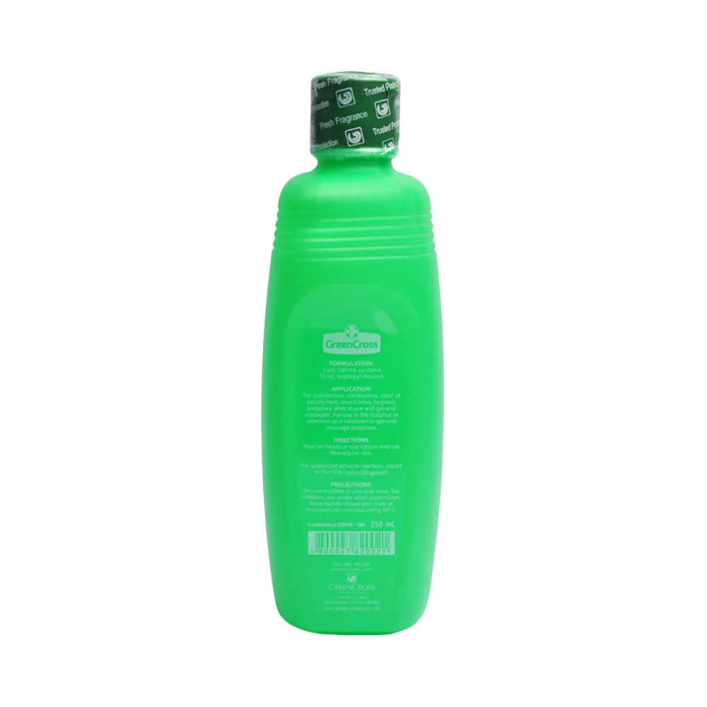 Green Cross 70% Isopropyl Alcohol 250ml - Image 2