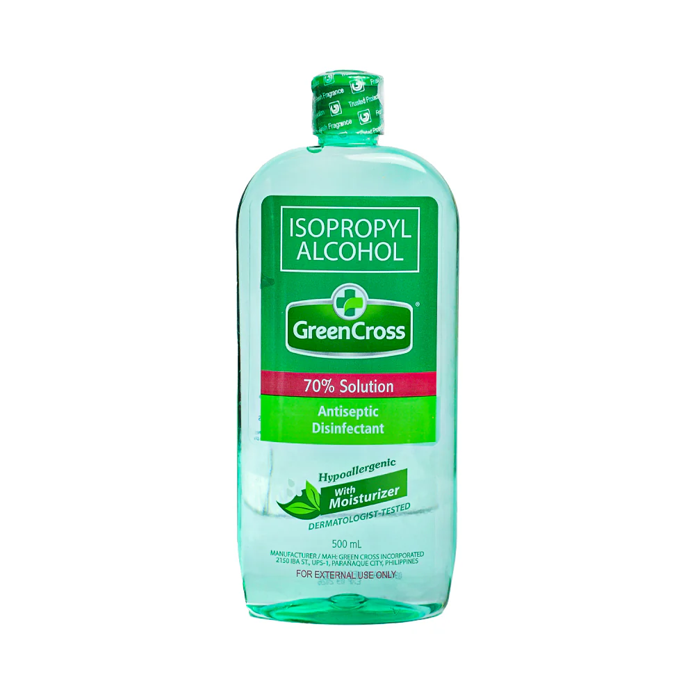 Green Cross 70% Isopropyl Alcohol With Moisturizer 500ml