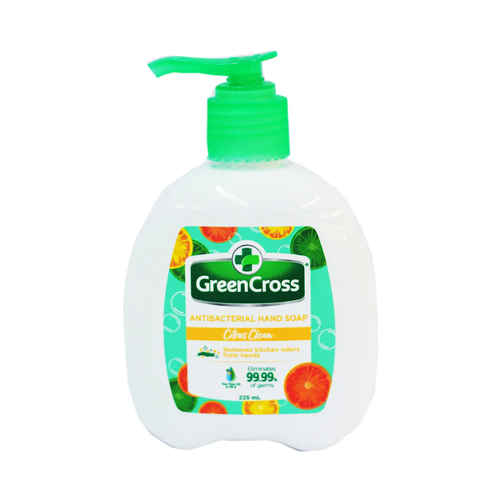 Green Cross Antibacterial Hand Soap Citrus Clean With Pump - Image 3