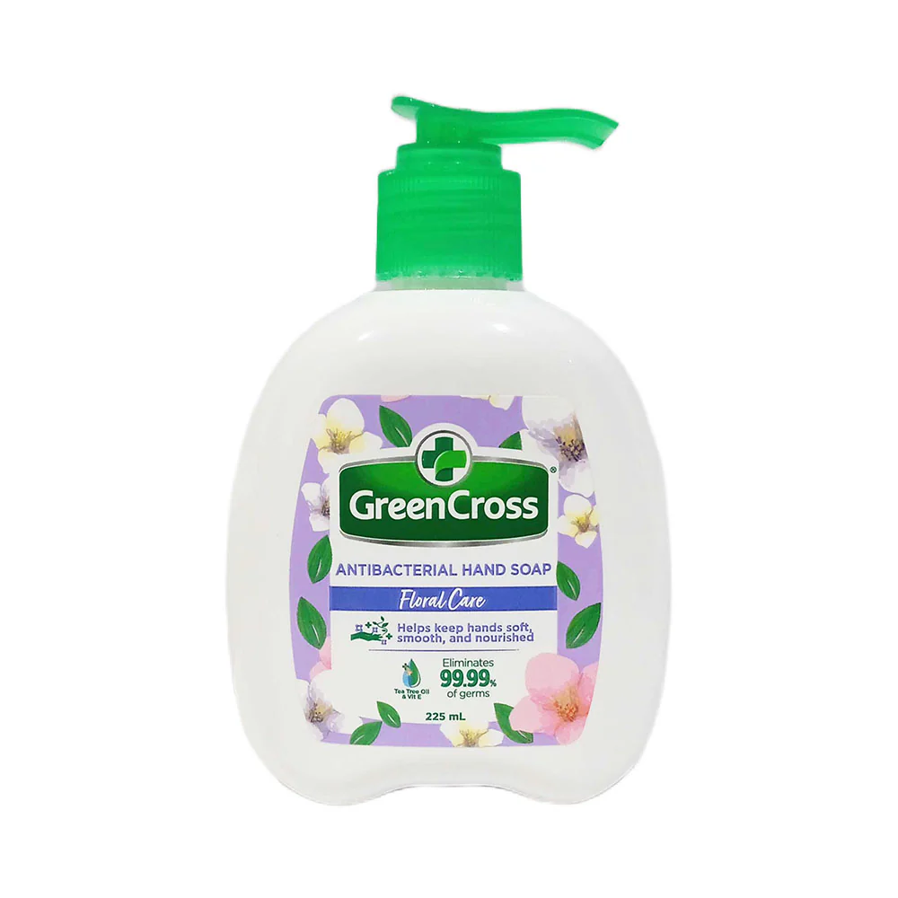 Green Cross Antibacterial Hand Soap Floral Care With Pump