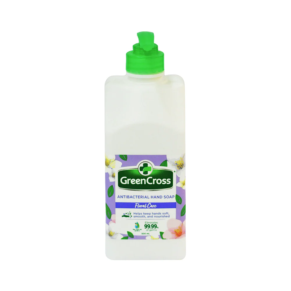 Green Cross Antibacterial Hand Soap Floral Care With Pump - Image 3