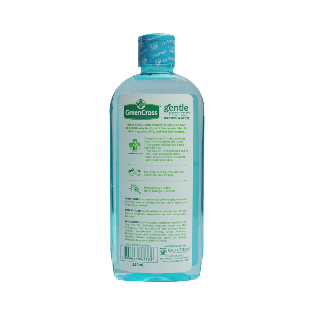 Green Cross Gentle Protect No Sting Sanitizer 250ml - Image 2