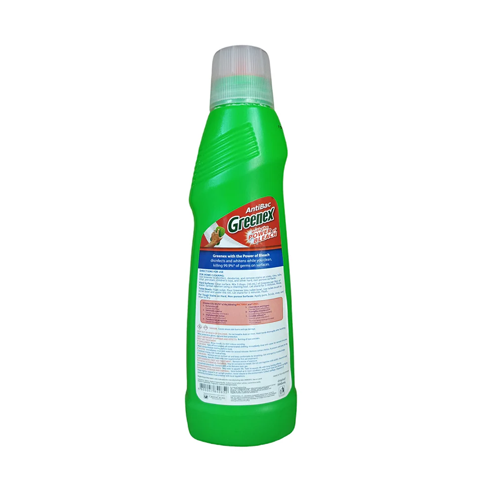 Greenex All Purpose Cleaner With Bleach Original 500ml - Image 2