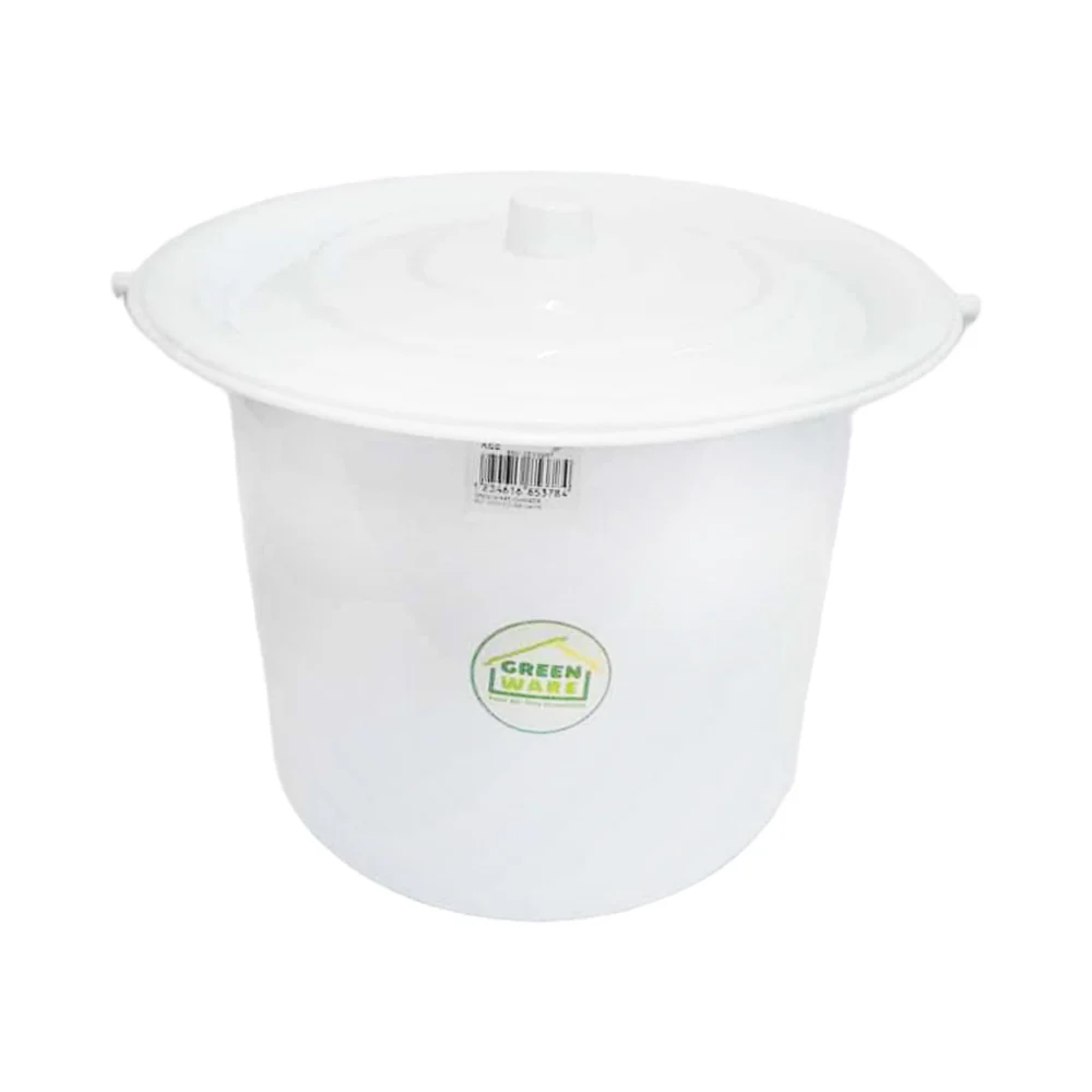 Greenware Chamber Pot With Cover - Image 2