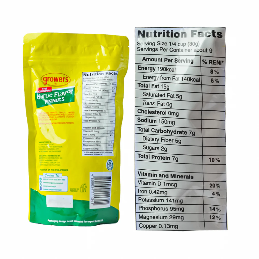 Growers Garlic Peanut 280g - Image 3