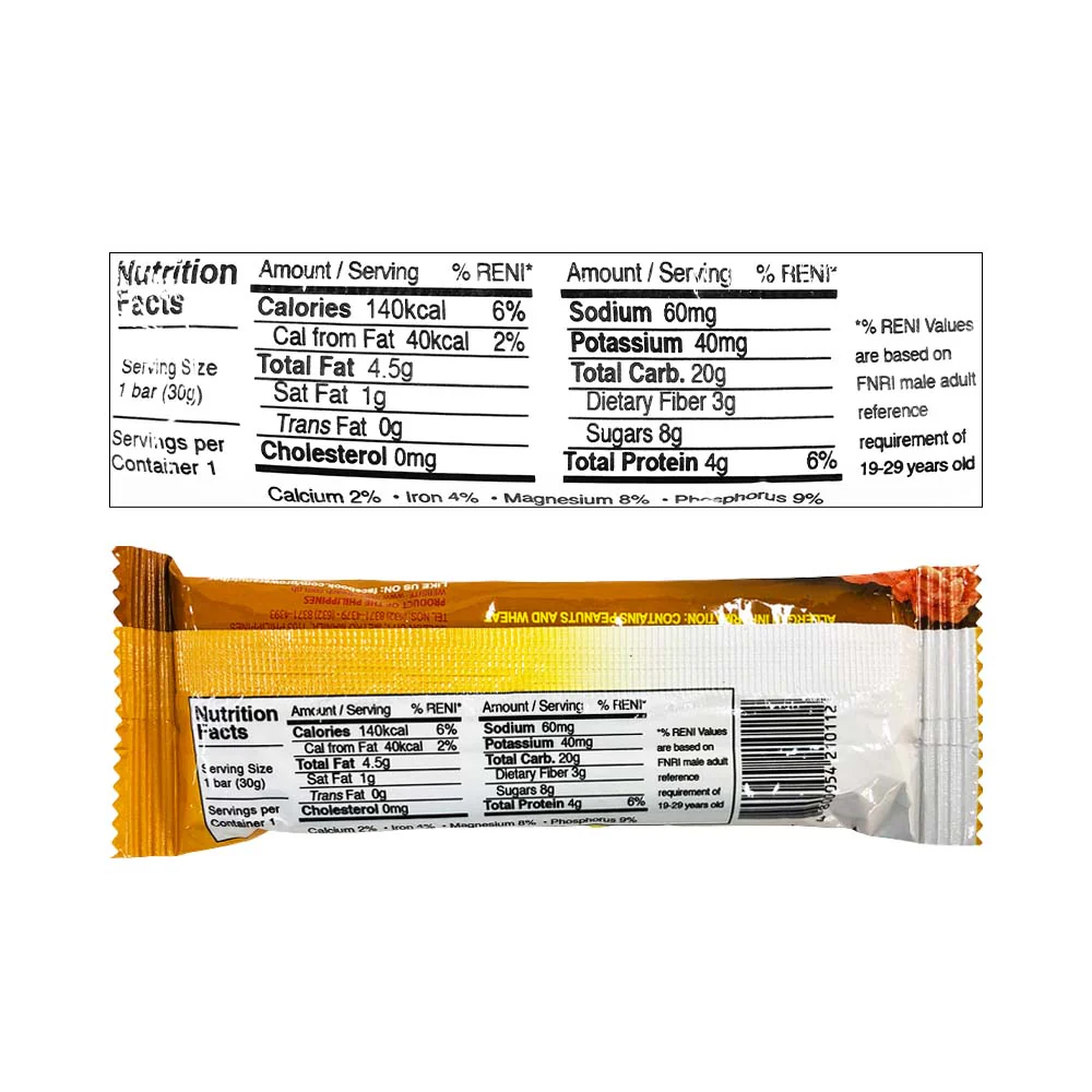 Growers NutriBar Peanut Butter Cereal Bar 30g - Image 2
