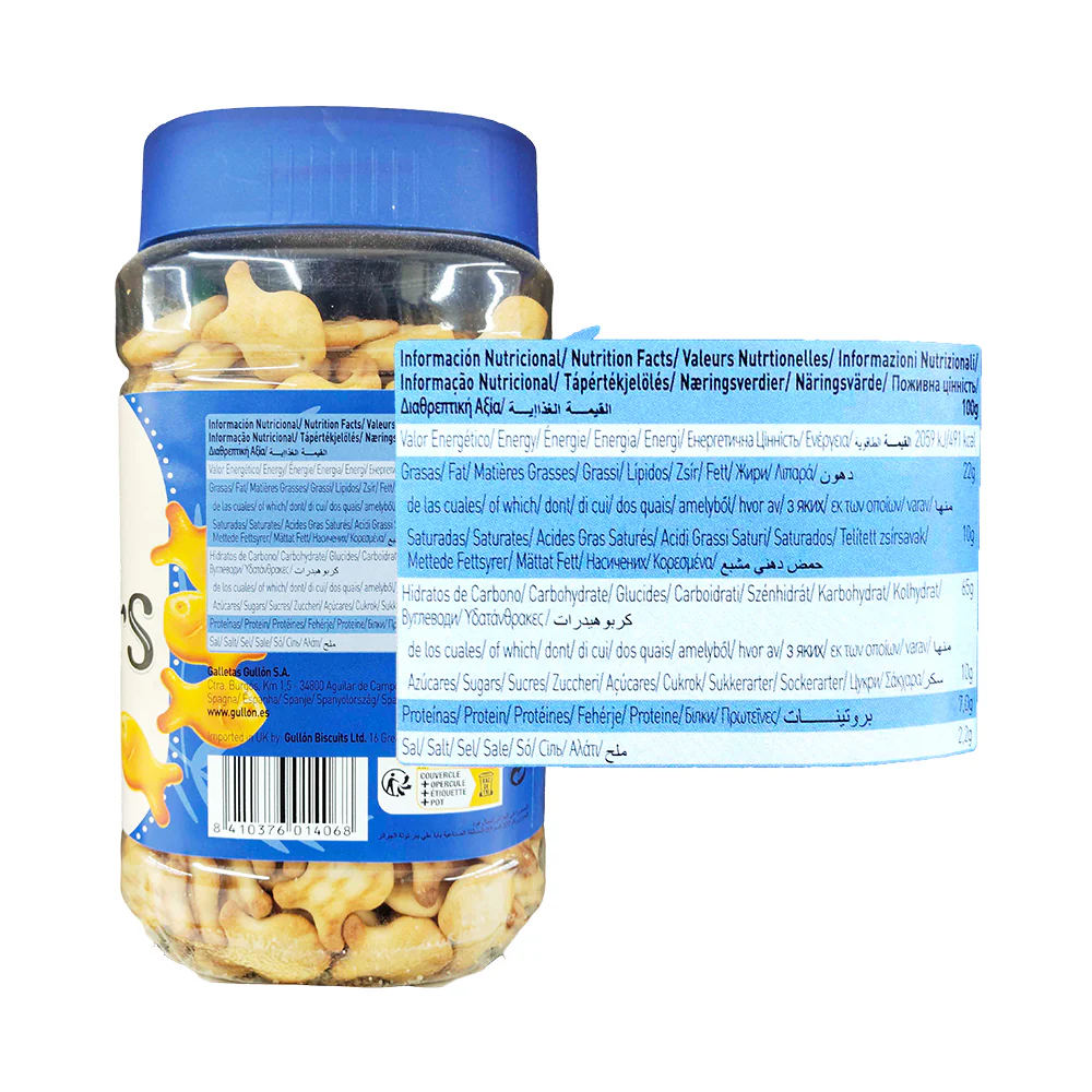 Gullon Mini Fish Cracker Biscuit 350g - Image 2